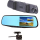 Автомобільне дзеркало відеореєстратор DVR Blackbox з роздільною здатністю Full HD 1080 із двома камерами (my-017)