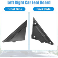 Треугольная крышка для бокового зеркала двери для Fiat 500 1SJ85KX7AA X AUTOHAUX, молдинги (my-15149)