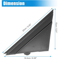 Треугольная крышка для бокового зеркала двери для Fiat 500 1SJ85KX7AA X AUTOHAUX, молдинги (my-15149)