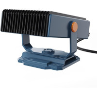 Автомобильный обогреватель 12 В 150 Вт и вентилятор охлаждения, вращающийся на 360°, темно-синий (my-15310)