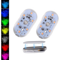 Автомобильное светодиодное внутреннее освещение KARELLS ZHAOMING02 2 шт, разноцветный (my-15259)