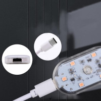 Автомобильное светодиодное внутреннее освещение KARELLS ZHAOMING02 2 шт, разноцветный (my-15259)