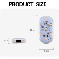 Автомобильное светодиодное внутреннее освещение KARELLS ZHAOMING02 2 шт, разноцветный (my-15259)