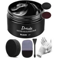 Бальзам для відновлення кольору чорної шкіри на вицвілих та подряпаних шкіряних виробах Drtulz 123 (my-15222)