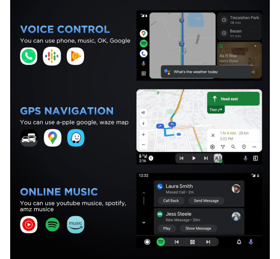 Беспроводной адаптер Android Auto для автомобиля 2017+ MSXTTLY U2A-L9 (my-17123)