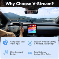 Бездротовий адаптер CarPlay 3-в-1, для потокової передачі MSXTTLY U2C-MUL (my-17122)