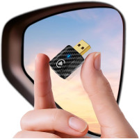 Беспроводной мини-USB-адаптер MSXTTLY с быстрым подключением к автомобилю 2-в-1 для CarPlay и Android Auto черный (my-17124)