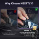 Бездротовий міні-USB-адаптер MSXTTLY зі швидким підключенням до автомобіля 2-в-1 для CarPlay та Android Auto, чорний (my-17124)