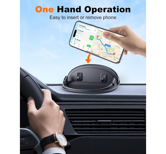 Автомобильный противоскользящий держатель для телефона Beeasy на приборную панель (my-18114)