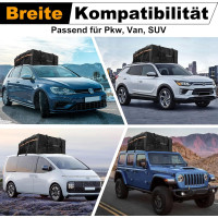 Сумки-бокси на дах автомобіля CHANGEMOORE 1000D, міцні на розрив, водонепроникні, 594 л (my-18061)