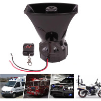 Громкая полицейская сирена FARBIN G-FB-HHQ, динамик с дистанционным управлением, 7 звуков, 12 В, 100 Вт, беспроводной усилитель звука (my-15066)