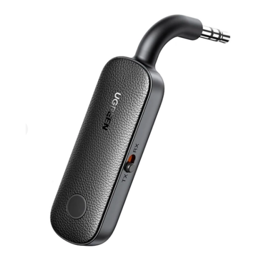Аудиоадаптер автомобильный Ugreen CM403 2 в 1 с AUX 3.5 мм, Bluetooth 5.0 Черный (my-3139)