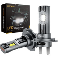 Світлодіодна лампа для фар Zethors H7 з вентилятором 100 Вт, 22000LM, 6000K, ксенонова, біла 2 шт (my-4068)