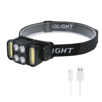 Светодиодный индукционный налобный фонарь BORUIT Farol К362 (my-0118)