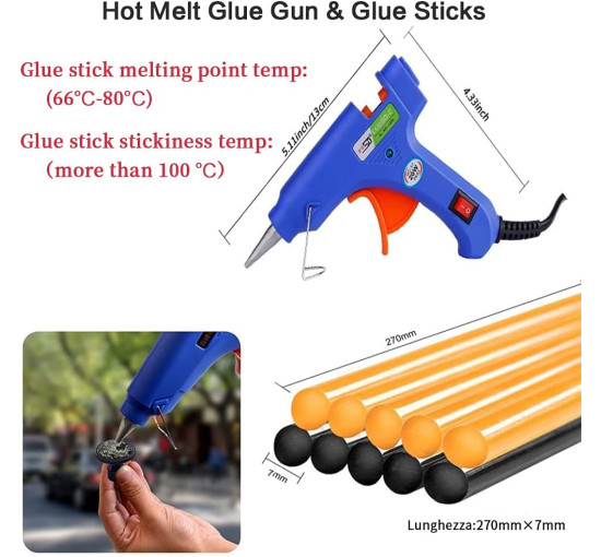 Набір для ремонту вм'ятин без фарбування та зворотний молоток Manelord XTB (my-18160)