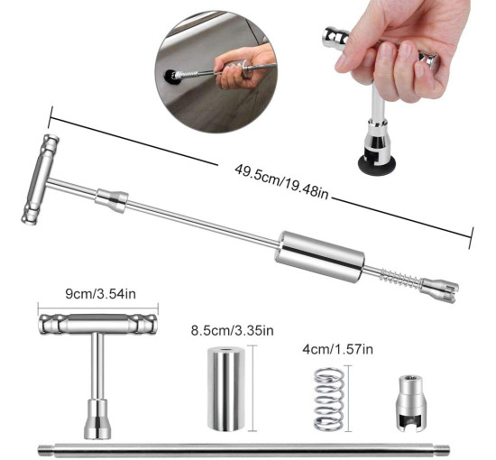 Набір для ремонту вм'ятин без фарбування та зворотний молоток Manelord XTB (my-18160)