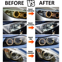Комплект для ремонта и полировки автомобильных фар Xiaoqintedy DD200 устраняющий помутнение пожелтение и царапины (my-17264)