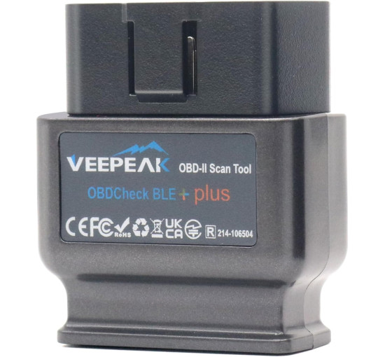 Автомобильный cканер считыватель кодов проверки двигателя Veepeak OBDCheck BLE+ Bluetooth OBDII/EOBD (my-4122)