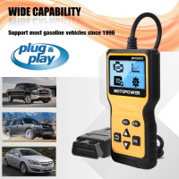Автомобильный сканер MOTOPOWER MP69033 считыватель кодов CAN OBD2 неисправностей двигателя, желтый (my-15084)
