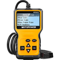 Автомобільний сканер MOTOPOWER MP69033 зчитувач кодів CAN OBD2 несправностей двигуна, жовтий (my-15084)