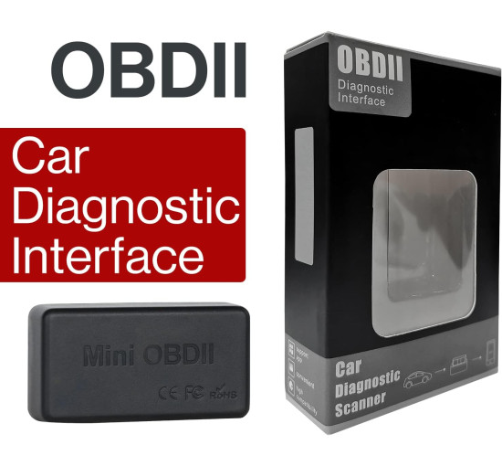 Автомобільний Bluetooth діагностичний сканер OBDII/OBD2 ATOTO AC-4450 тільки для автомобільних стереосистем Android серій A6 та S8 - сумісний із програмою Torque (my-12112)