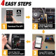Сканер кодів несправностей OBDII Vgate iCar Pro Bluetooth 4.0 OBD2 індикатор перевірки двигуна автомобіля для iOS/Android (my-17156)