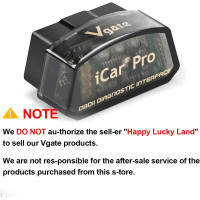 Сканер кодів несправностей OBDII Vgate iCar Pro Bluetooth 4.0 OBD2 індикатор перевірки двигуна автомобіля для iOS/Android (my-17156)