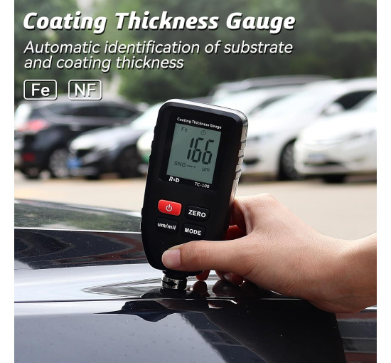Измеритель толщины краски RDINSCOS TC100 толщиномер лакокрасочного покрытия авто (my-3045)
