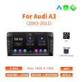 Автомобильная магнитола с беспроводной связью CarPlay, Android 12, для Audi A3 8P S3 2003-2012 RS3 Sportback с GPS-навигацией и аудиосистемой (my-17095)