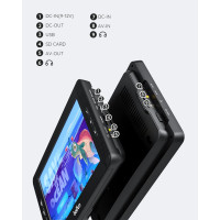 Автомобільний DVD-плеєр BOIFUN BFN-101 з 2 екранами 105 дюйми та акумулятором на 7 годин портативний телевізор кріплення на підголовник (my-18005)