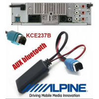 Bluetooth адаптер ALPINE KCE-237B, кабель переходник блютуз аудио приемник для автомагнитолы (my-15269)