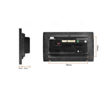 Автомобильная магнитола 2 Din с сенсорным экраном 10,1" Podofo V2 (my-18130)