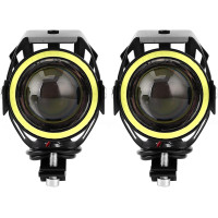 Фара для мотоцикла з перемикачем Tbest 2 шт, 12 В, 30 Вт, 3000 лм U7, біле світло, IP68 (my-4115)