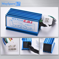 Мотоциклетный воспламенитель AC CDI MaySpare, подходит для 4-тактного двигателя скутера GY6 139QMB, 152QMI и 157QMJ 50-150 куб. см (my-15329)