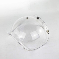 Открытый мотоциклетный шлем, козырек Bubble, размер 20*22,5 см, прозрачный (my-15288)