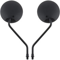 Універсальне мотоциклетне кругле бічне дзеркало заднього виду BucCan 2 шт., 8 мм/10 мм (my-2009)