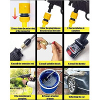 Бездротовий водяний пістолет високого тиску для поливу саду миття автомобілів AMCaoYiLi (my-18154)