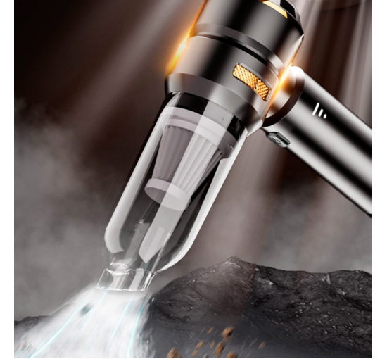 Бездротовий пилосос BauTech багатофункціональний 12 в 1 Чорний (my-18140)