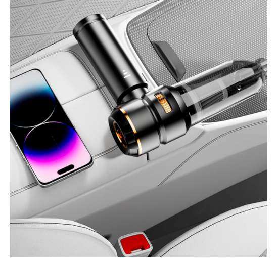 Бездротовий пилосос BauTech багатофункціональний 12 в 1 Чорний (my-18140)