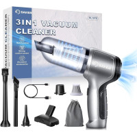 Бездротовий портативний 3 в 1 ручний автомобільний пилосос Saker HL107B (my-7091) б/у