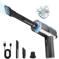 Портативный беспроводной ручной автомобильный пылесос ROTORS rot-0042 серебристый(my-9067)