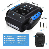 Електричний автомобільний повітряний насос компресор 12 В OneAmg TD008 для накачування шин із сенсорним екраном (my-18017) Б/У