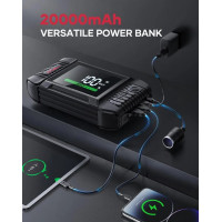 Пускозарядні пристрої jump starter FLYLINKTECH BD20 5000 А 20000 мАг з повітряним компресором 160 Вт (my-17086)