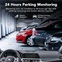 Видеорегистратор IBAYE Dashcamsр A00067 1080P, IPS-дисплей парковочный монитор, передняя и задняя камера (my-9056)