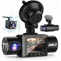 Трехканальный видеорегистратор с ИК-подсветкой ночного видения IIwey T1 (my-7061) Б/У