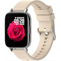 Смарт Часы WSJZ I22 Smart Watch бежевые (my-009)