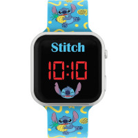 Светодиодные часы Peers Hardy с принтом персонажей Disney Lilo and Stitch LAS4038, синие (my-4261)