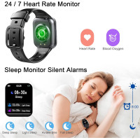 Смарт часы Uaue Q23 1,69-дюймовые сенсорные умные часы, 25 спортивных водонепроницаемых трекеров активности для Android Molocy