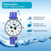 Навчальний аналоговий наручний годинник Kiddus KI10323 для дітей (my-18119)