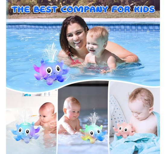 Детская игрушка Blau TTQ221105BU для купания Осьминог (my-4250)